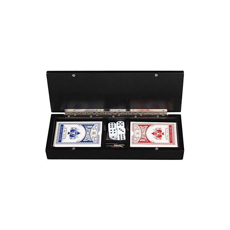 WE Games - Juego de cribbage de madera para 3