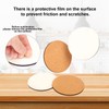 KUKLIPJIM 35 Pcs 3.75 x 3.75 Inch Round White MDF