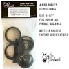 4 Pack of 1-1/2" Standard Size Flipper Rubber Rings for