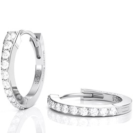 Maison Sophie ® Ohrringe Silber 925 Creolen Roségold | Wasserfester Schmuck Damen | Mehrfach vergoldet mit 18k für lange Haltbarkeit | Recyceltes Silber | Edles Geschenk