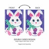 Evergreen Flag,Easter Bunny Garden Flag (Bowtie Bunny)