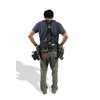 Gatorback Pro-Comfort Back Support Belt Black w/White Stitching. 1250 Duratek