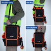 WISEPRO Zippered Electricians Tool Pouch, Waterproof 1680D Tool Pouches Organization