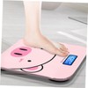 IWOWHERO 1PC USB Charging Cartoon Body Weight Scale Durable Tempered