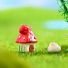 Opexicos 6Pcs Adorable Mushroom House Decorations and Mini Simulation Mushroom