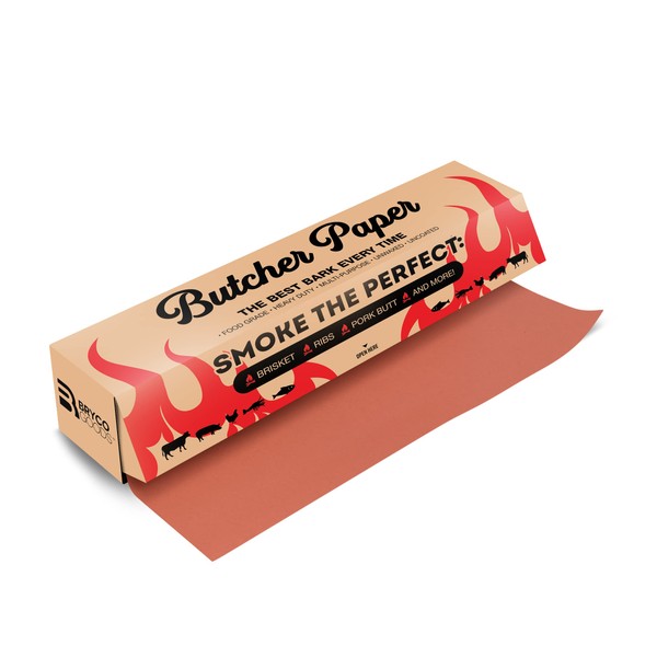 Bryco Goods Butcher Paper Roll - Peach Butcher Paper for