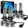NOVSIGHT 9005 9006 LED Headlight Bulbs Combo 4 60000LM 260W