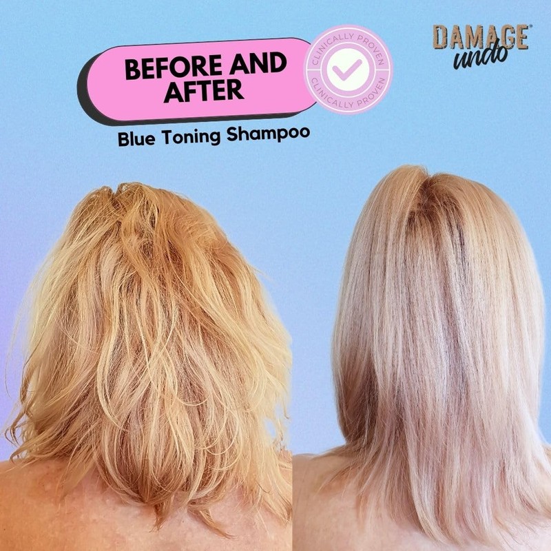 DAMAGE UNDO - Blue Toning Shampoo1000 ml