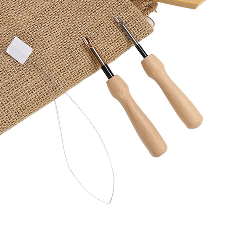 Punch Needle Kit Hex Hoop Glossy Frame Easy Operation Safe