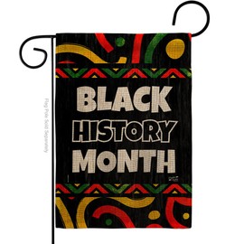 Angeleno Heritage Hornoring Black History Garden Flag Lives Matter BLMCelebrates African Americans Heritage House Decoration Banner Small Yard Gift Double-Sided, Made in USA
