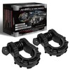 AUTMATCH D Ring Shackles 3/4" Mega Shackle (2 Pack) 68,000Ibs