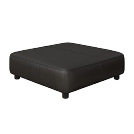 EASE MOOSE Seat Cushion, Accessory of Sofa, Faux Leather Seat Cushion for Sectional Couch, Black