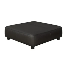 EASE MOOSE Seat Cushion, Accessory of Sofa, Faux Leather Seat Cushion for Sectional Couch, Black