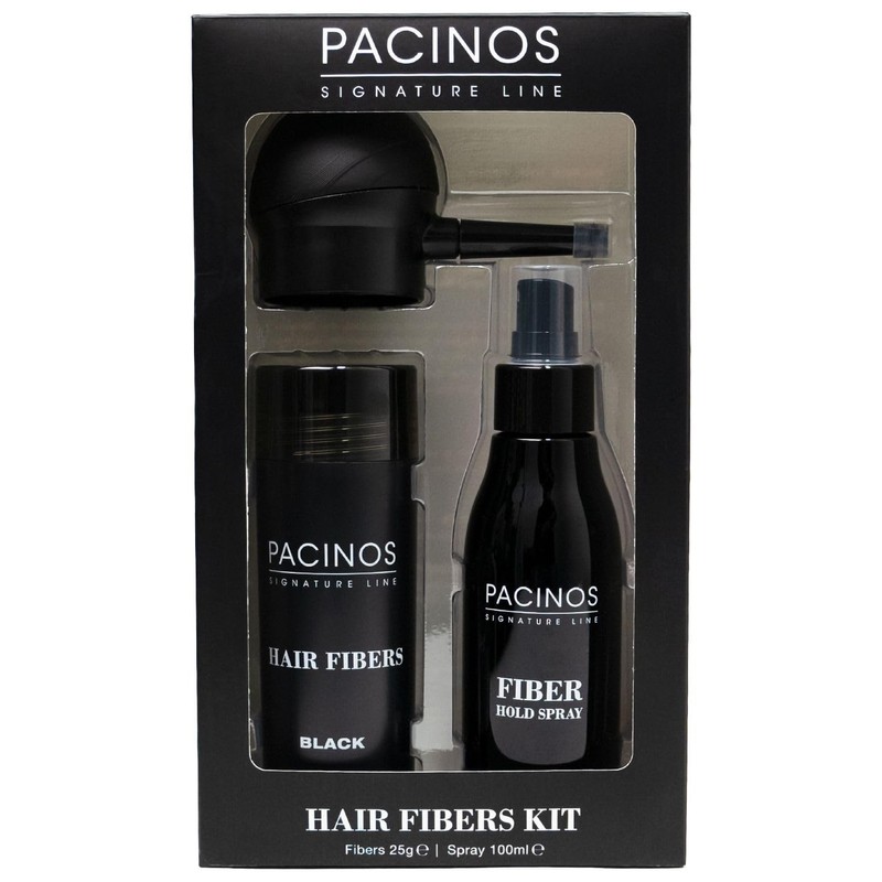 Pacinos Hair Fiber Kit - Conceal Thinning Hair Instantly with