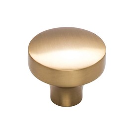 Top_Knobs Kinney Knob Color Honey Bronze Hardware 1 1/2” Width Lynwood Coll Contemporary Modern Minimal Kitchen Drawer Cabinet Pull Dresser Bathroom Metal Handle Interior Home