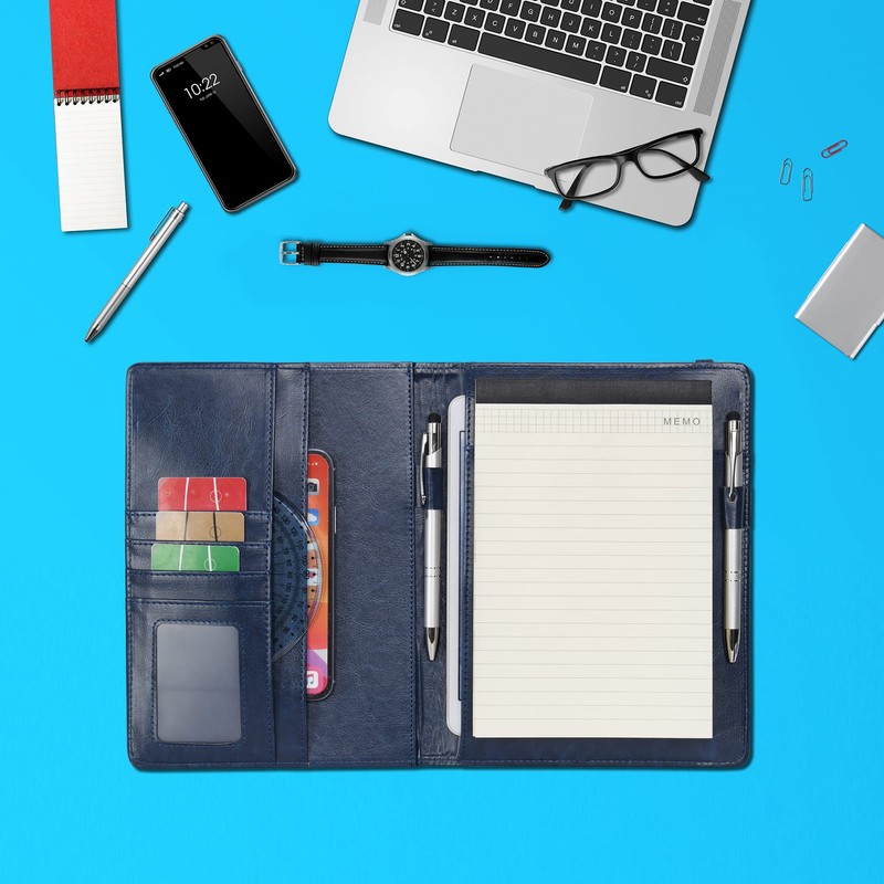 Wonderpool A5 Faux Leather Clipboard Partfolio Recipe Binder Notepad Forms