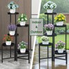 5 Tier Metal Plant Stand, Heavy Duty Corner Plant Holders