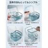 Bell Belu 1-Piece Mouthpiece Retainer Case, Denture Case, Cleaning, Going