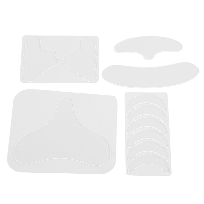 11pcs Facial Wrinkle Flattening Patch Remove Eye Bags Silicone Anti