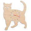 Children's Wooden Cat Wall Clock for Girls & Boys No