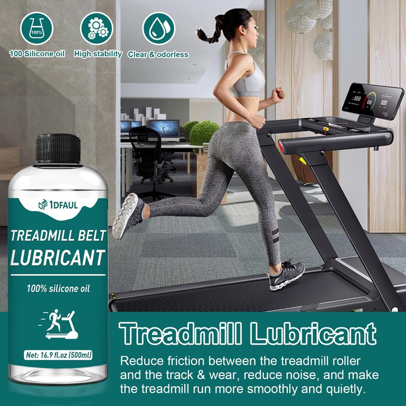 1DFAUL 500ml Treadmill Oil Belt Lubricant, Silicone Treadmill Lubricant for