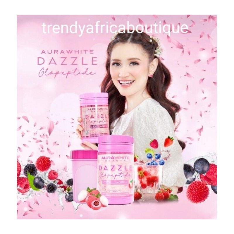 AURA WHITE DAZZLE COLLAGEN BEAUTY With CUP. 800g X 1.