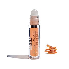 MODE Lip Glaze Flavored Lip Gloss CHA CHA CHURRO Flavor Roll On Sweet Wet Delicious Nourishing Shine, Hydrating Moisturizing Natural Skincare Fruit Oils, Made in NY USA