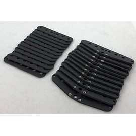 Single coil Strat pickup making flatwork bobbins - Black - 12 bobbins