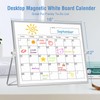 Jebeeynn Magnetic Dry Erase White Board with Stand, 12'' x