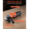 VEVOR Angle Grinder, 4-1/2" Electric Grinder Power Tool, 8Amps 12000RPM