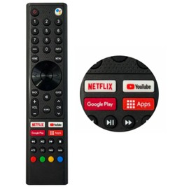 8142026675573B - Mando a distancia compatible con Sceptre Android TV con asistencia de voz