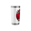 Malefic Evolution: The Twisted Skull Stainless Steel Insulated Tumbler