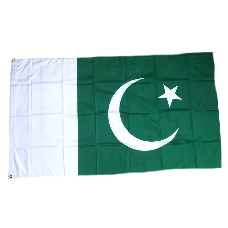 SHATCHI Large Pakistan Pakistani National Flag 150 x 90cm Fans