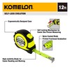 Komelon 12' Self Lock Hi-Vis Speedmark Tape Measure