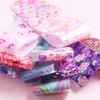 10pcs Full Bloom Cherry Blossom Pink Flower Flower Nail Foil