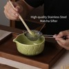 relief craftsmanship Matcha Set, Japanese Tea Set, Matcha Bowl with