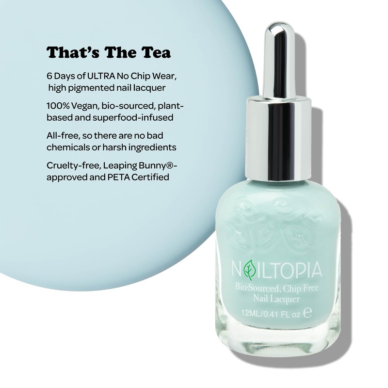 Nailtopia - Plant-Based Chip Free Nail Lacquer - Non Toxic,