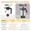 YDFL YDFL Electric Foam Sprayer with USB Charge, 2L Electric