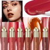 Brillo De Labios, Aceite De Labios Hidratante Y Voluminoso Teñido,