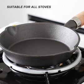 Gasherd Brenner Ständer,Gasherd Gas Ring Wok Ring,Gasherd Aufsatz Ring,Reduzierer Gas Kreuz Topfträger für Espressokocher Kaffeekocher Gaskochfelder Backofen Küche