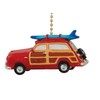 Clementine Retro Woody Red Surf Wagon Beach Surfing Ceiling Fan