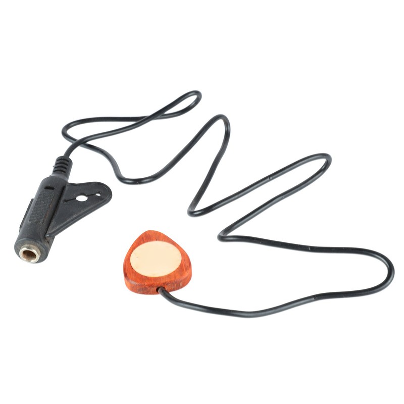Piezoelectric Pickup with Heart Shape Pick Contact Microphone Transducer for