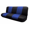 YS Mesh Black/Blue FULL SIZE BENCH Seat Cover Fits Most