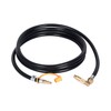 GasSaf 12 FT RV Quick Connect Propane Hose - 1/4"