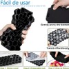 3PCS Bandejas de Cubitos de Hielo, Moldes Grandes de Silicona