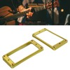 2PCS Guitar Pickup Frame Metal Bridge and Neck Pickups Cover