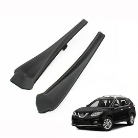 YUNHECAM - Cubierta de extensión para limpiaparabrisas delantero para 2014, 2015, 2016, 2017, 2018, 2019, 2020, Nissan Rogue Par izquierda, derecha, color negro, durabilidad, 2 unidades