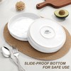 Herogo Pasta Bowls Set of 4, 34oz Stoneware Large Wide