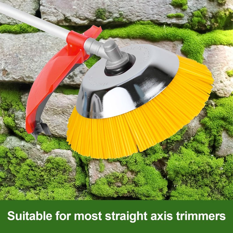 XTDMJ Weed Brush Nylon Brush, 200 mm x 25.4 mm