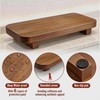 Wood Riser for Kitchen Counter,10" x 5" Walnut Farmhouse Pedestal
